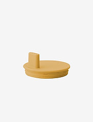 Lid for kids drinking glass - MUSTARD