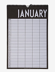 Monthly planner - BLACK
