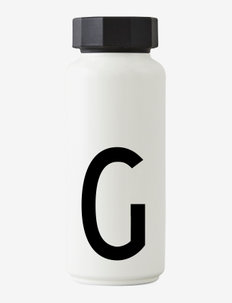 Thermo bottle A-Z - butelki termiczne - white