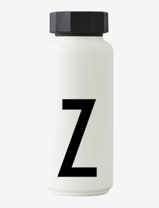 Thermo bottle A-Z - thermal bottles - white