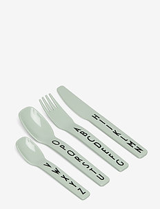 Kids Cutlery - stalo įrankiai - green
