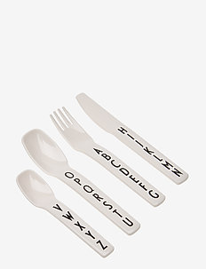 Kids Cutlery - stalo įrankiai - white