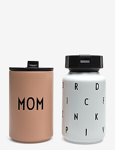 Mom and Mini - sippy cups - nude
