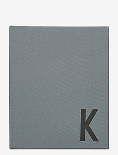 Personal textil notebook - calendars & notebooks - grey