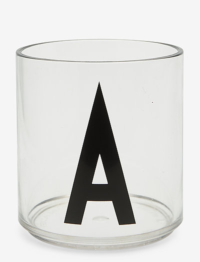 Kids Personal Drinking Glass A-Z - koppar - transparent