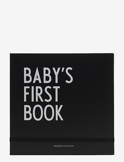 Baby's first book - bøger - black