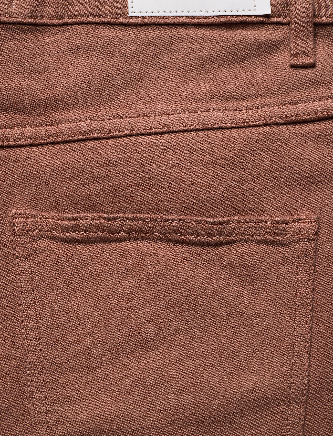 DESIGNERS, REMIX - High-rise straight-leg cropped jeans - raka jeans - brown - 4