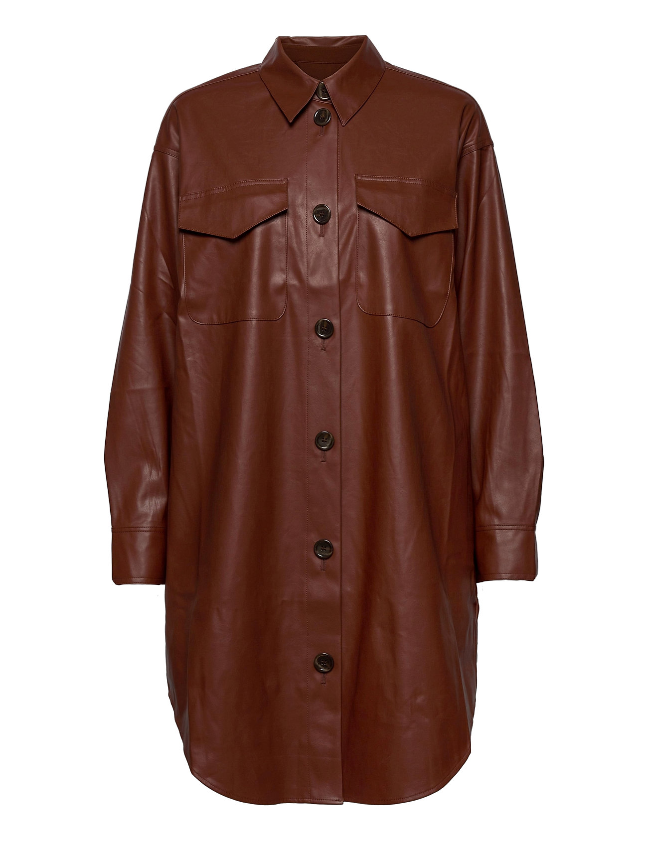 Marie Shirt Dress Brown DESIGNERS, REMIX
