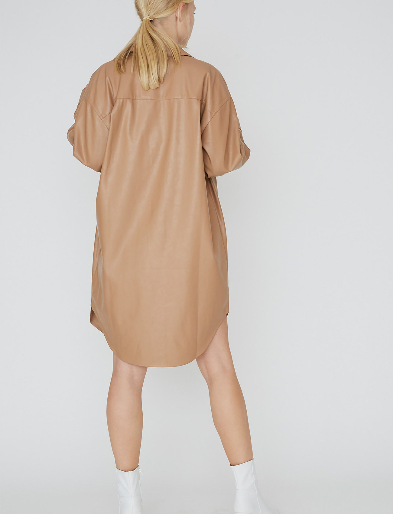 DESIGNERS, REMIX - Marie Shirt Dress - skjortklänningar - camel - 3