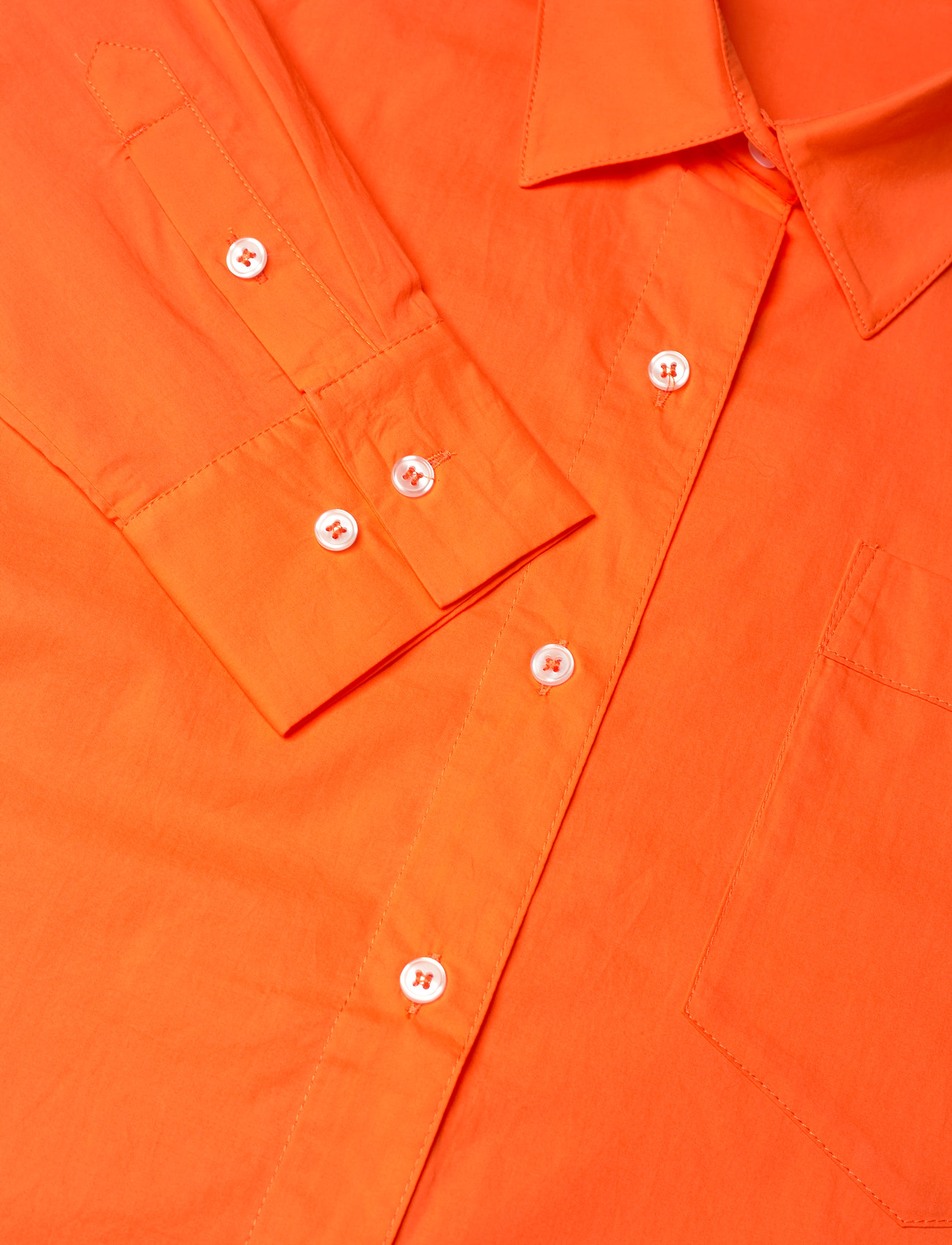 DESIGNERS, REMIX - Sandrine Oversized Shirt - jeansskjortor - orange - 4