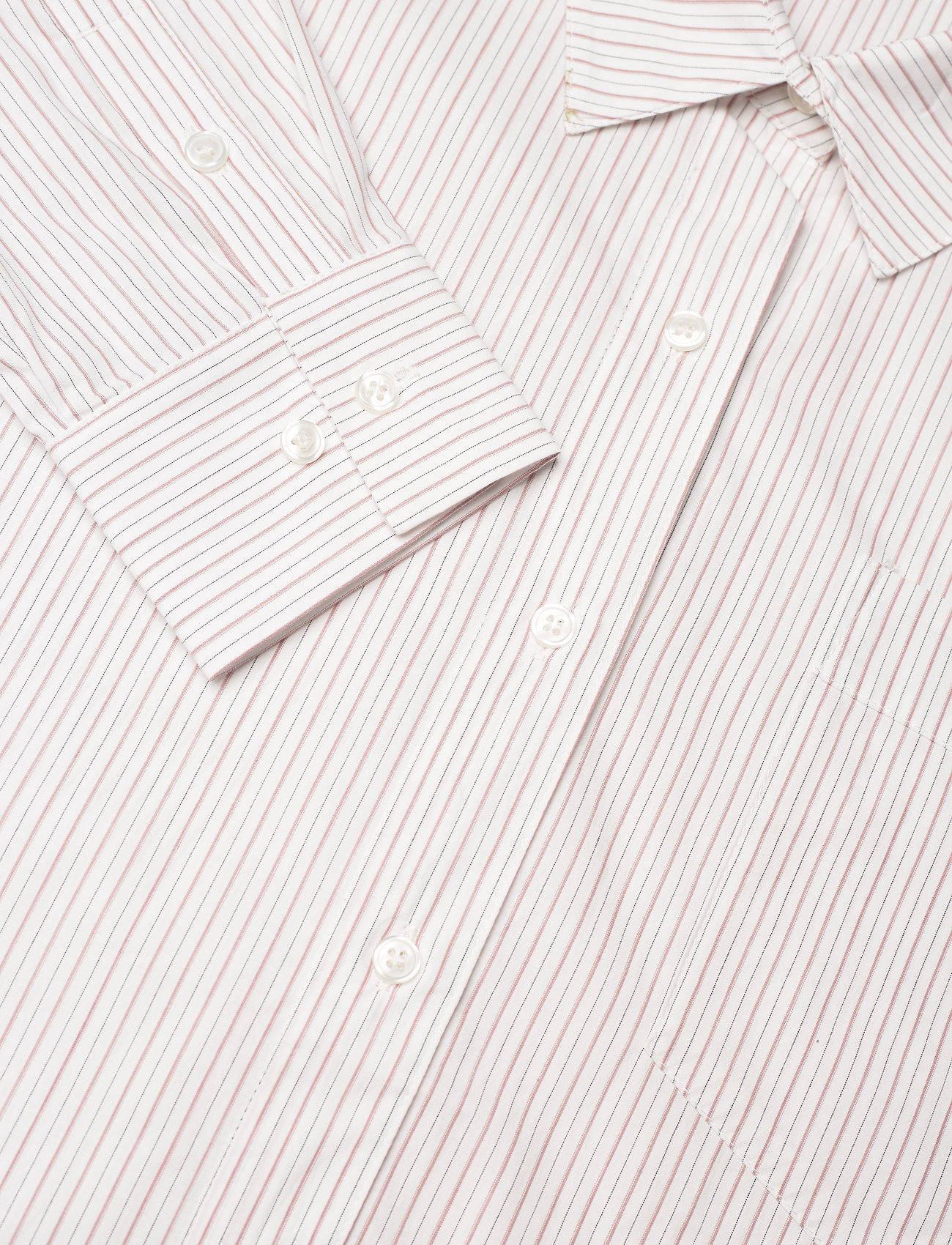 DESIGNERS, REMIX - Sandrine Oversized Shirt - jeansskjortor - stripes - 4