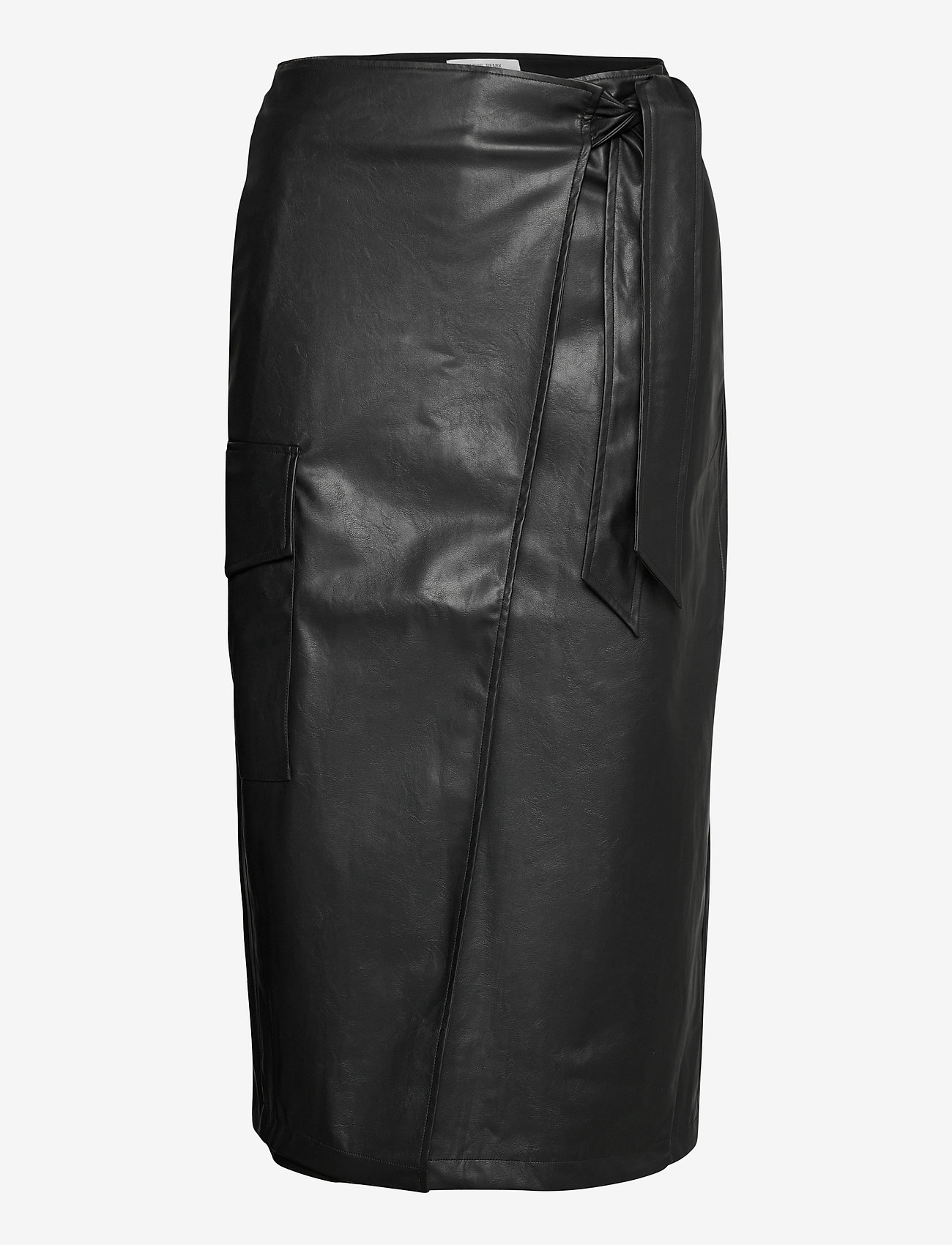DESIGNERS, REMIX - Marie Wrap Skirt - omlottkjolar - black - 4