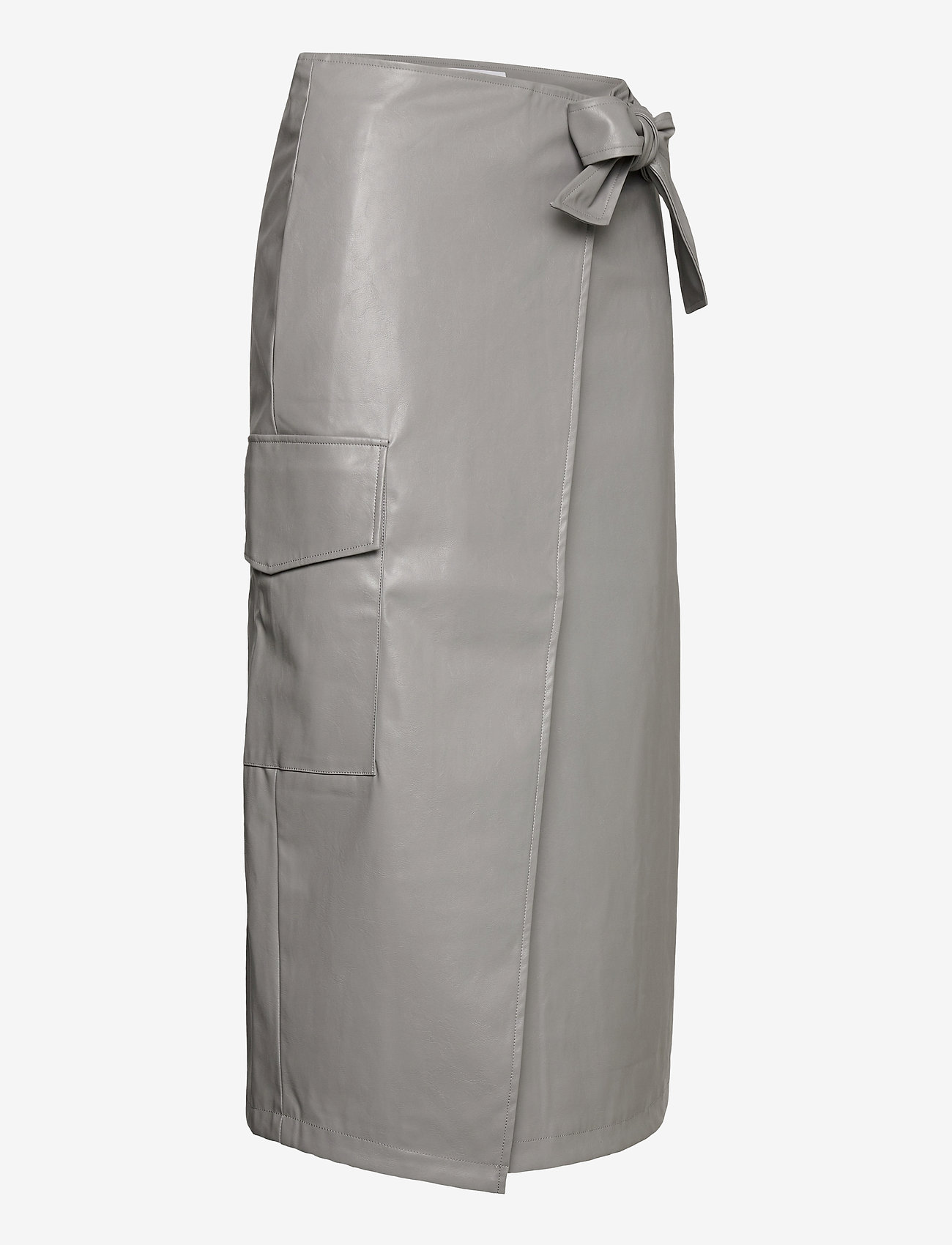 DESIGNERS, REMIX - Marie Wrap Skirt - omlottkjolar - grey - 2