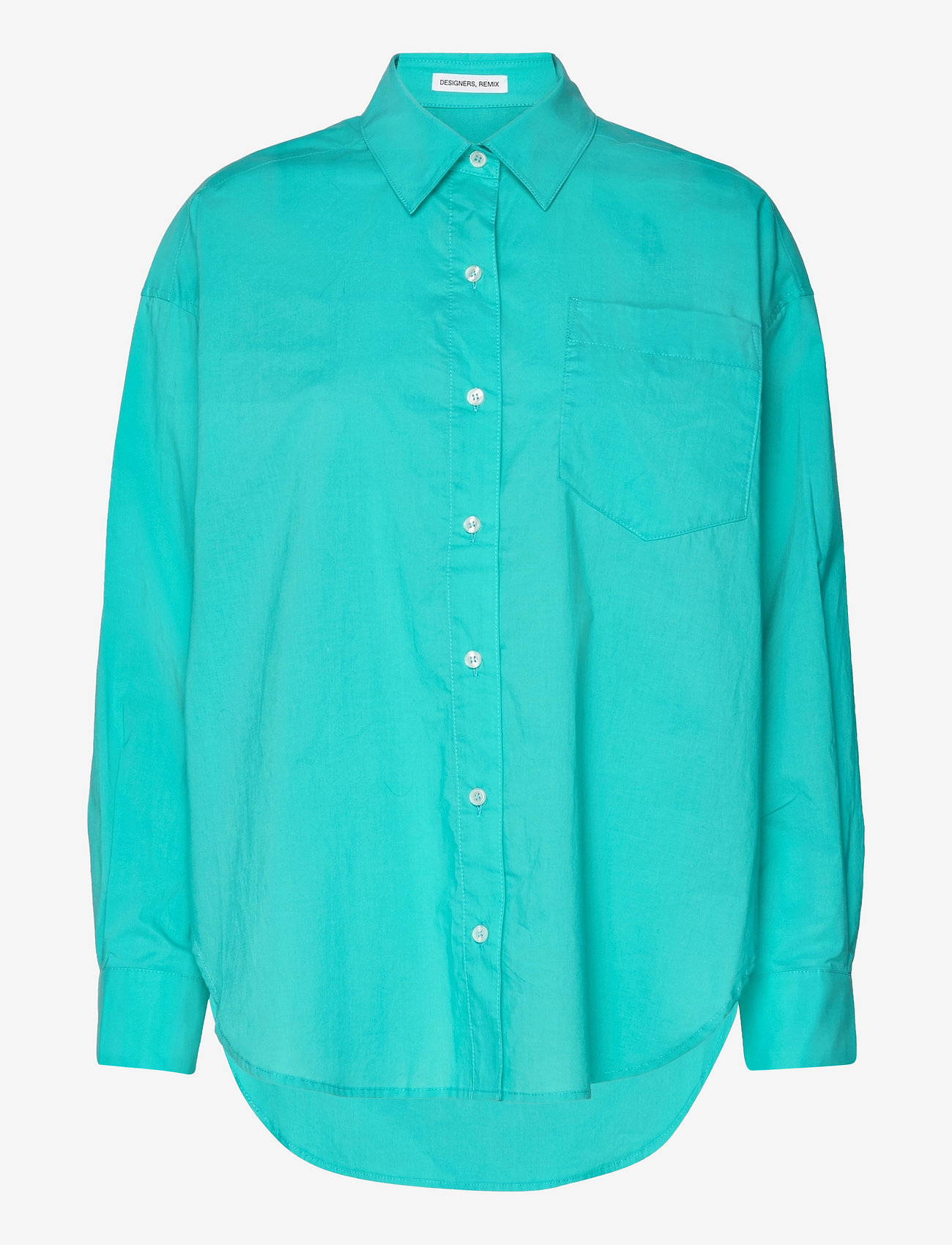 DESIGNERS, REMIX - Sandrine Oversized Shirt - jeansskjortor - blue - 0