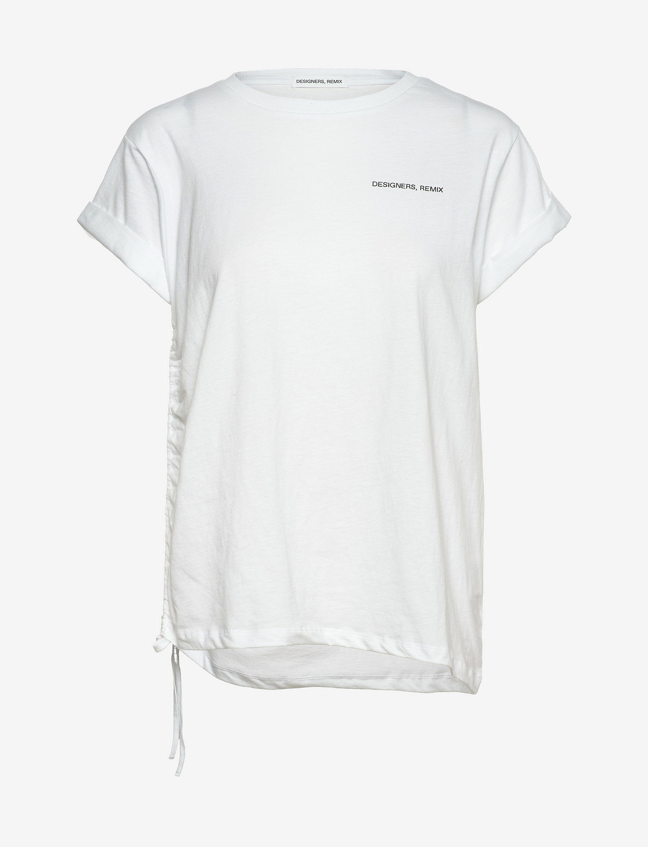 DESIGNERS, REMIX - Stanley Drape Tee - t-shirts - white - 0