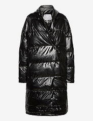 Lunga Puffer Long Coat - BLACK