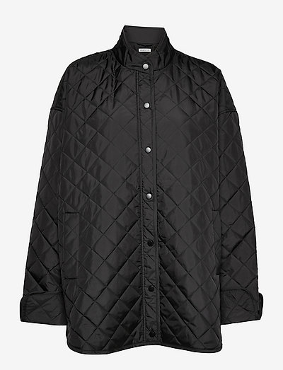 Braga Wide Jacket - quiltede jakker - black
