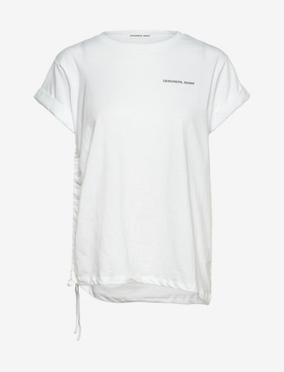 Stanley Drape Tee - t-shirts - white