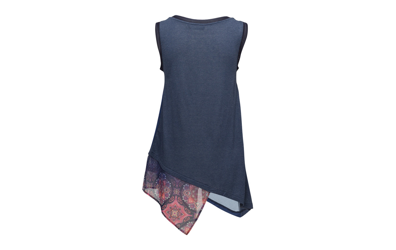 45 Desigual 5 Elasta Viscose 50 Bronte Blus Navy Polyester RwzqHBA