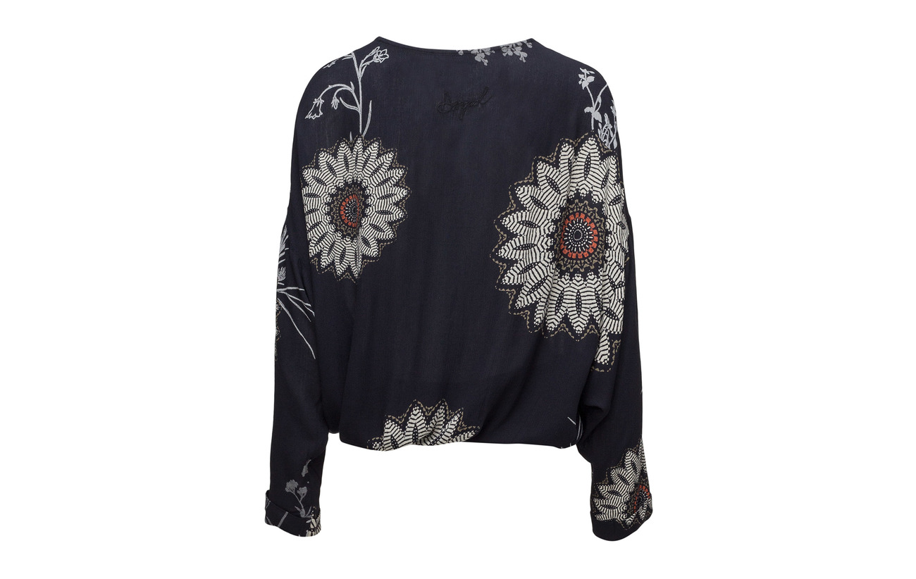 Desigual Blus Negro 100 Viscose Takey 88wqr