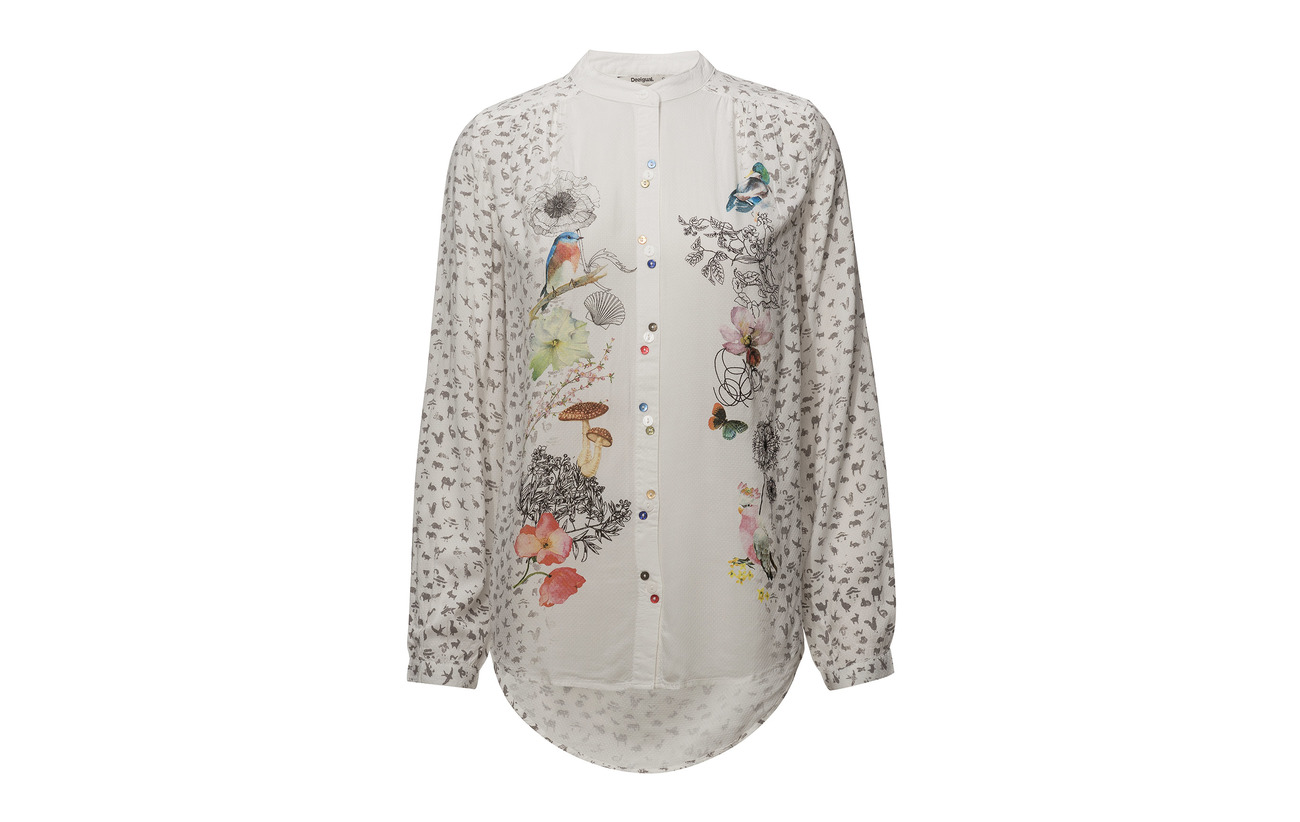 Cam Blanco Francis 100 Desigual Viscose T7S6w7q