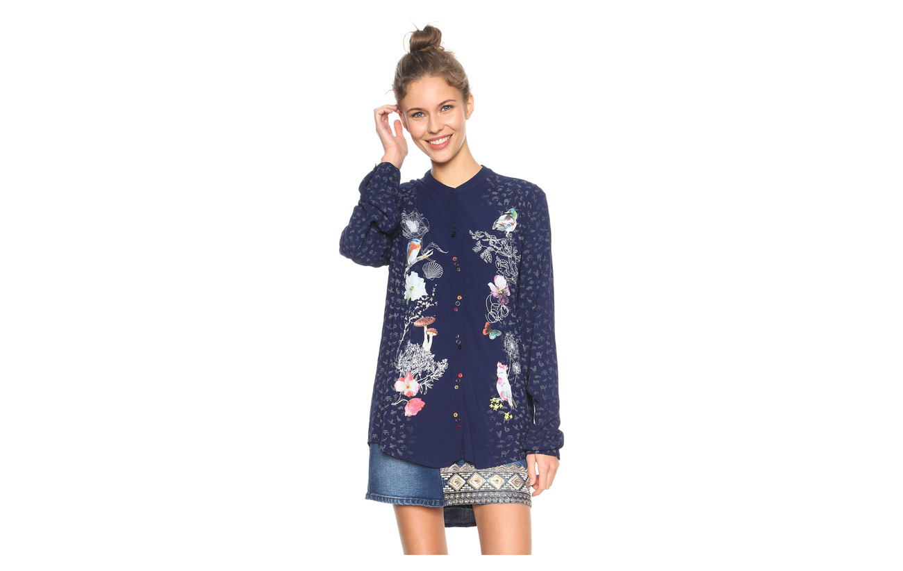 Cam Blanco Francis 100 Desigual Viscose T7S6w7q