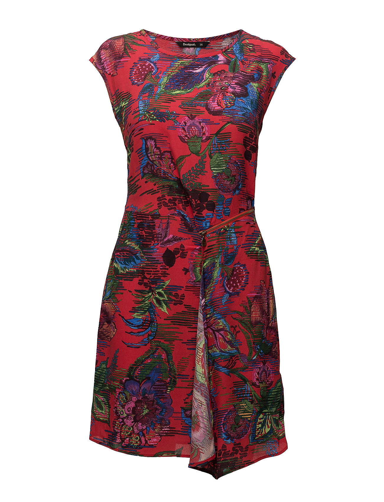 Vest Ofelia Korte Jurk Rood Desigual desigual kopen in de aanbieding Vest Ofelia Korte Jurk Rood Desigual desigual kopen in de aanbieding