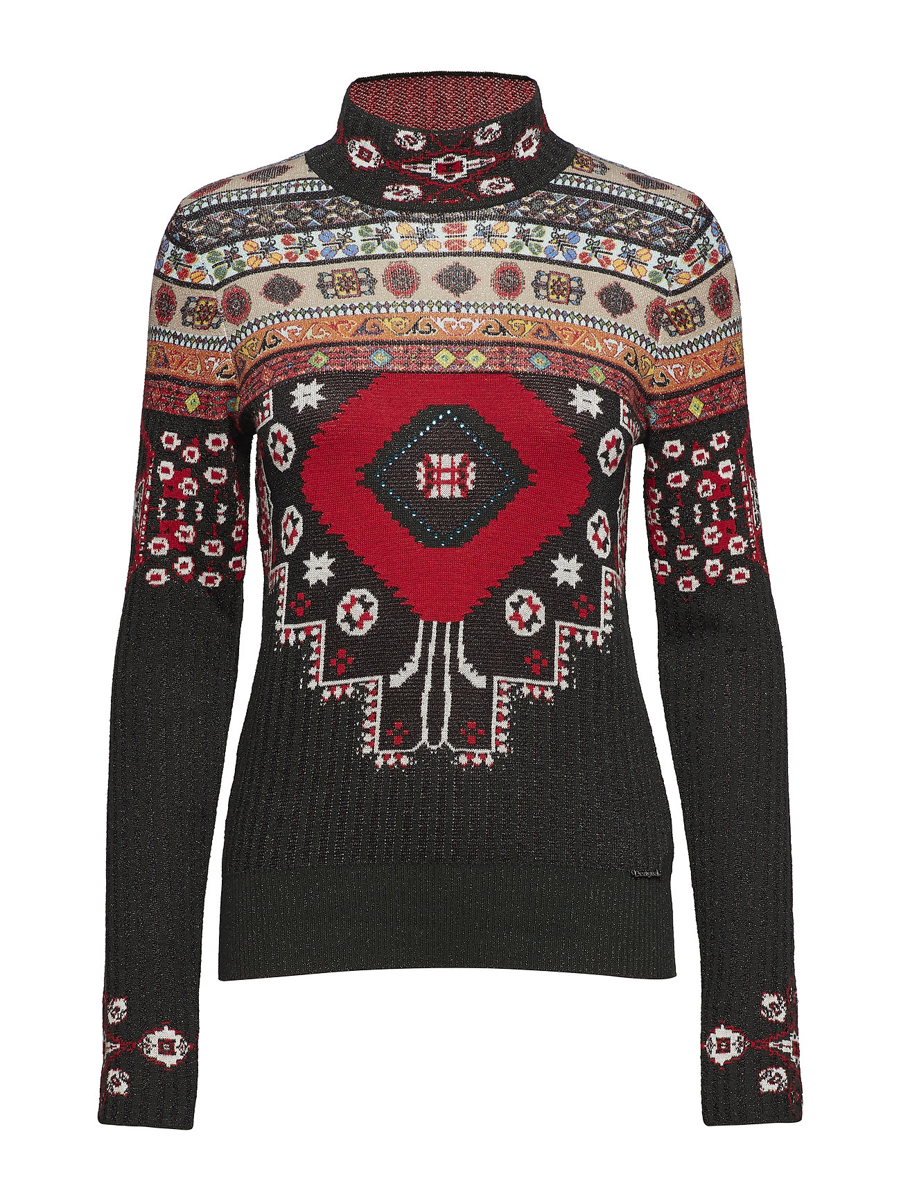 Jers Conny Gebreide Trui Grijs Desigual desigual kopen in de aanbieding