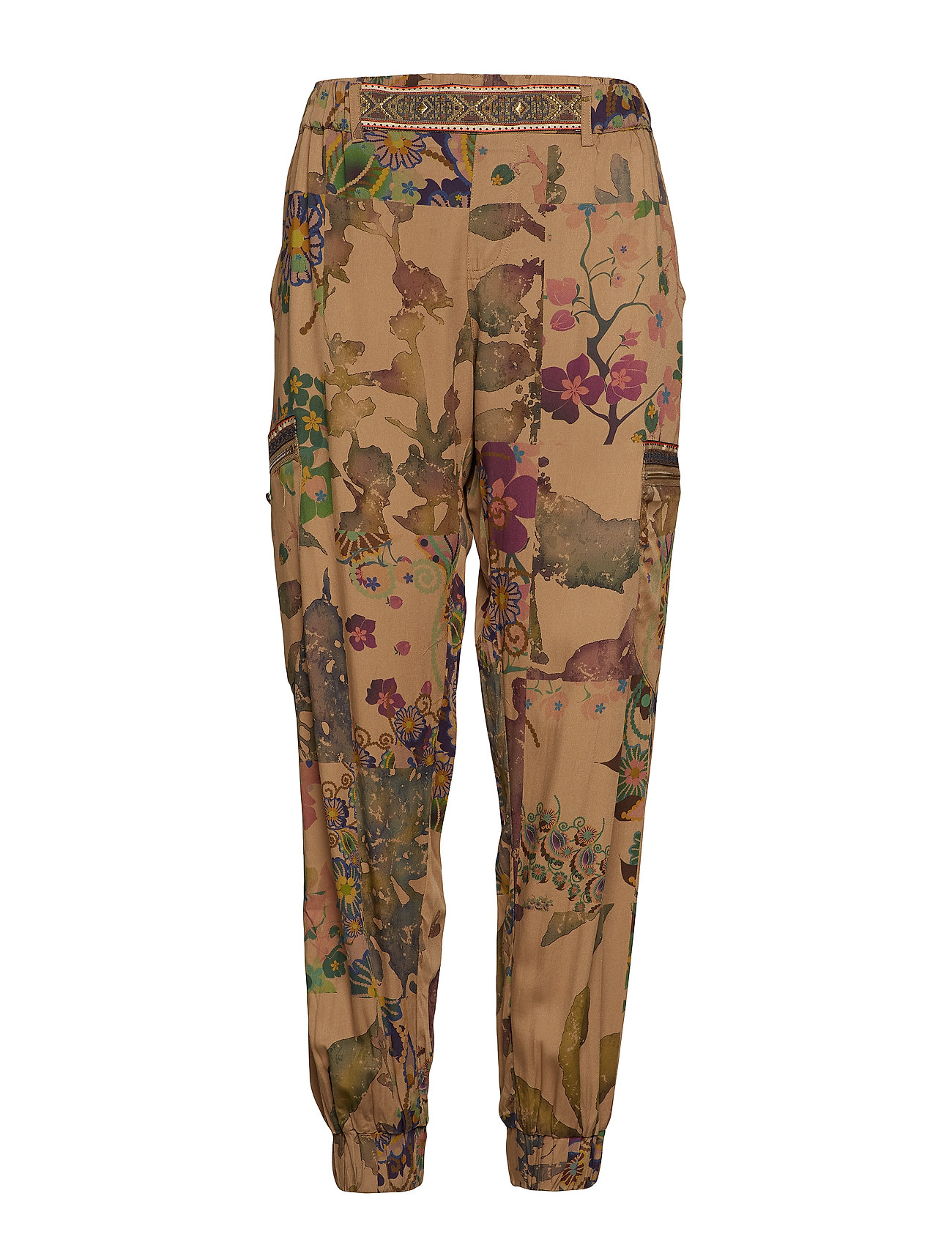 Pant Claris Wijde Broek Bruin Desigual desigual kopen in de aanbieding Pant Claris Wijde Broek Bruin Desigual desigual kopen in de aanbieding