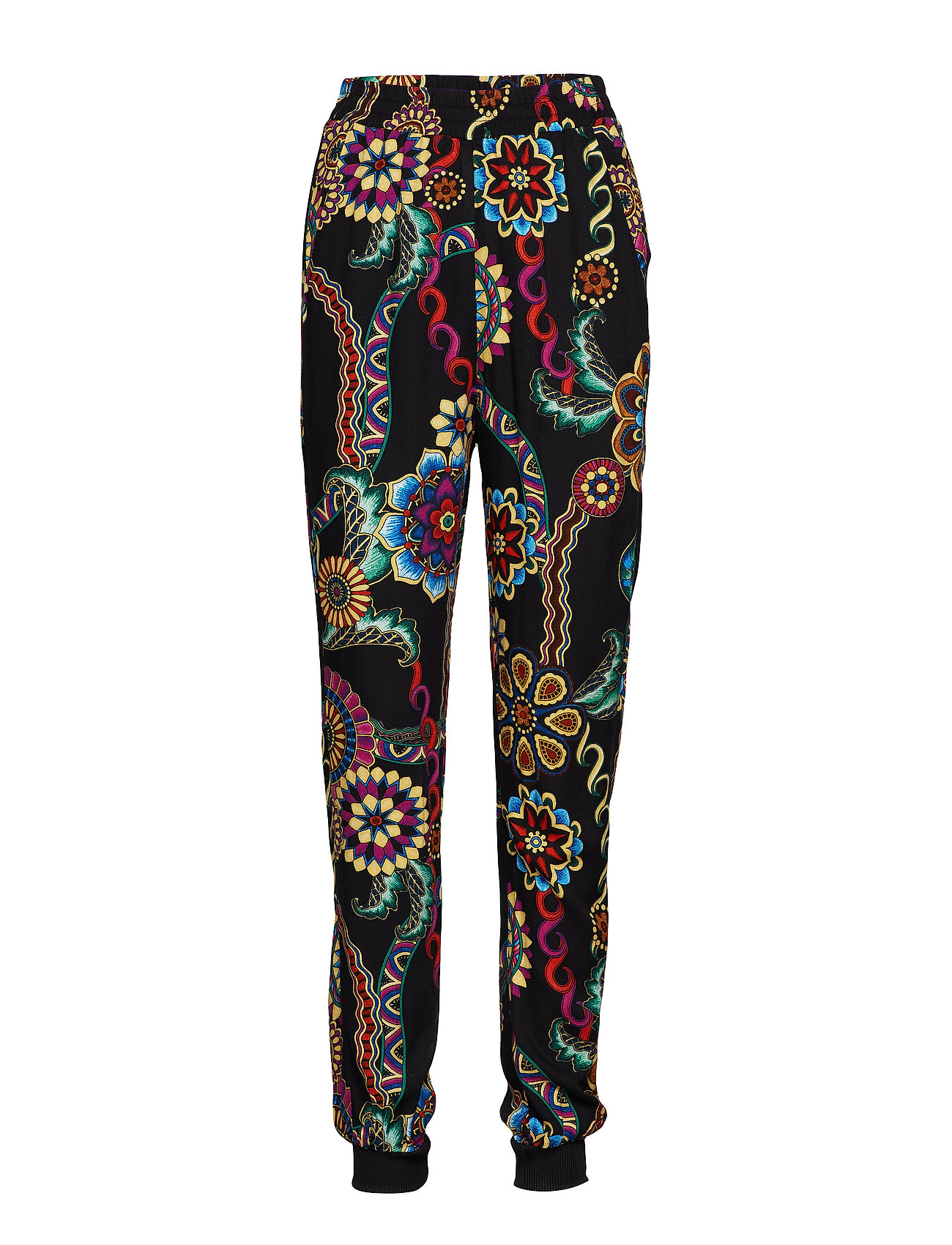 Pant Georgina Pantalon Met Rechte Pijpen Multipatroon Desigual desigual kopen in de aanbieding