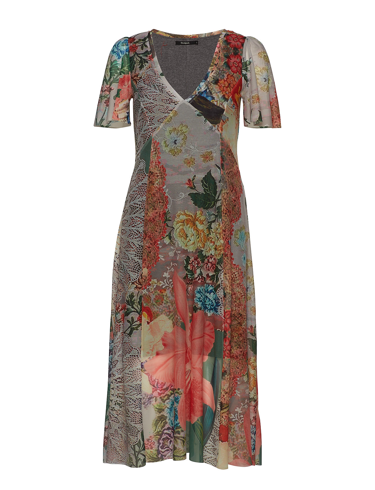Vest Daria Jurk Knielengte Multipatroon Desigual desigual kopen in de aanbieding Vest Daria Jurk Knielengte Multipatroon Desigual desigual kopen in de aanbieding