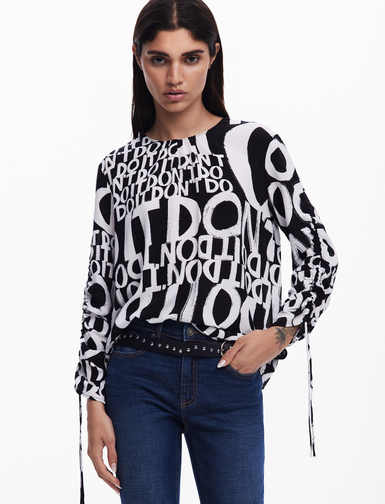 Desigual Dione, S, Black, Bluser > Langærmede, Dame