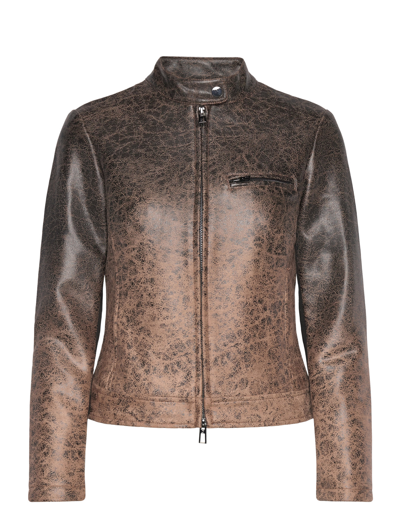 Tucson Skinnjakke Skinnjakke Brown Desigual