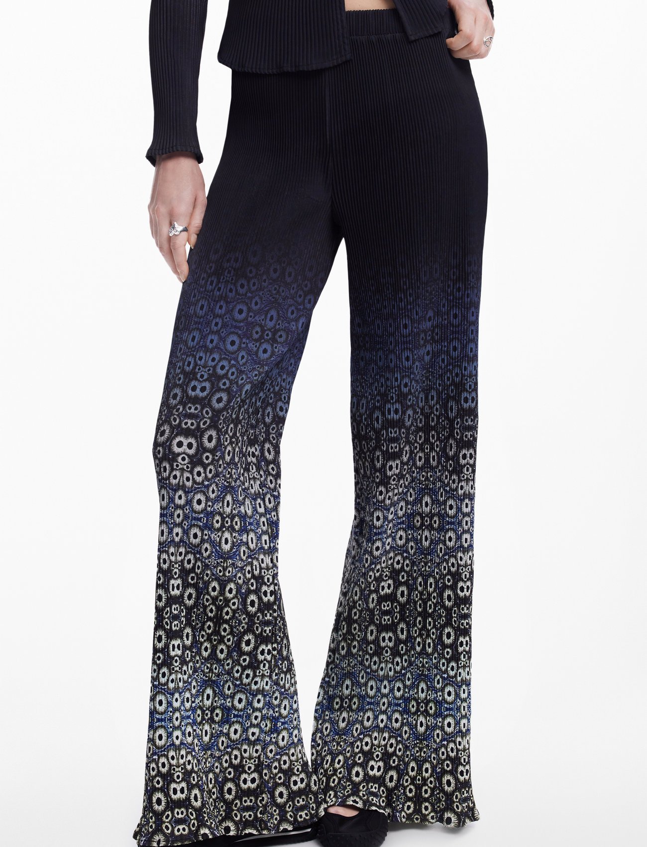 Desigual Celulas Lacroix, M, Multi/patterned, Bukser > Brede Ben, Dame