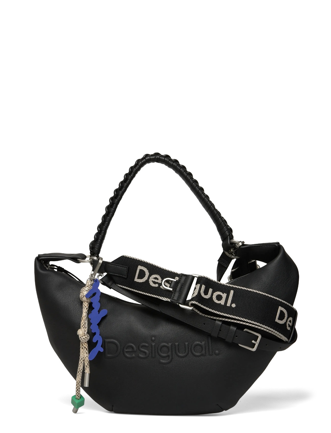 Desigual Half Logo Zante Black, One Size, Black, Tasker > Små Skuldertasker-Crossbody-Tasker, Dame