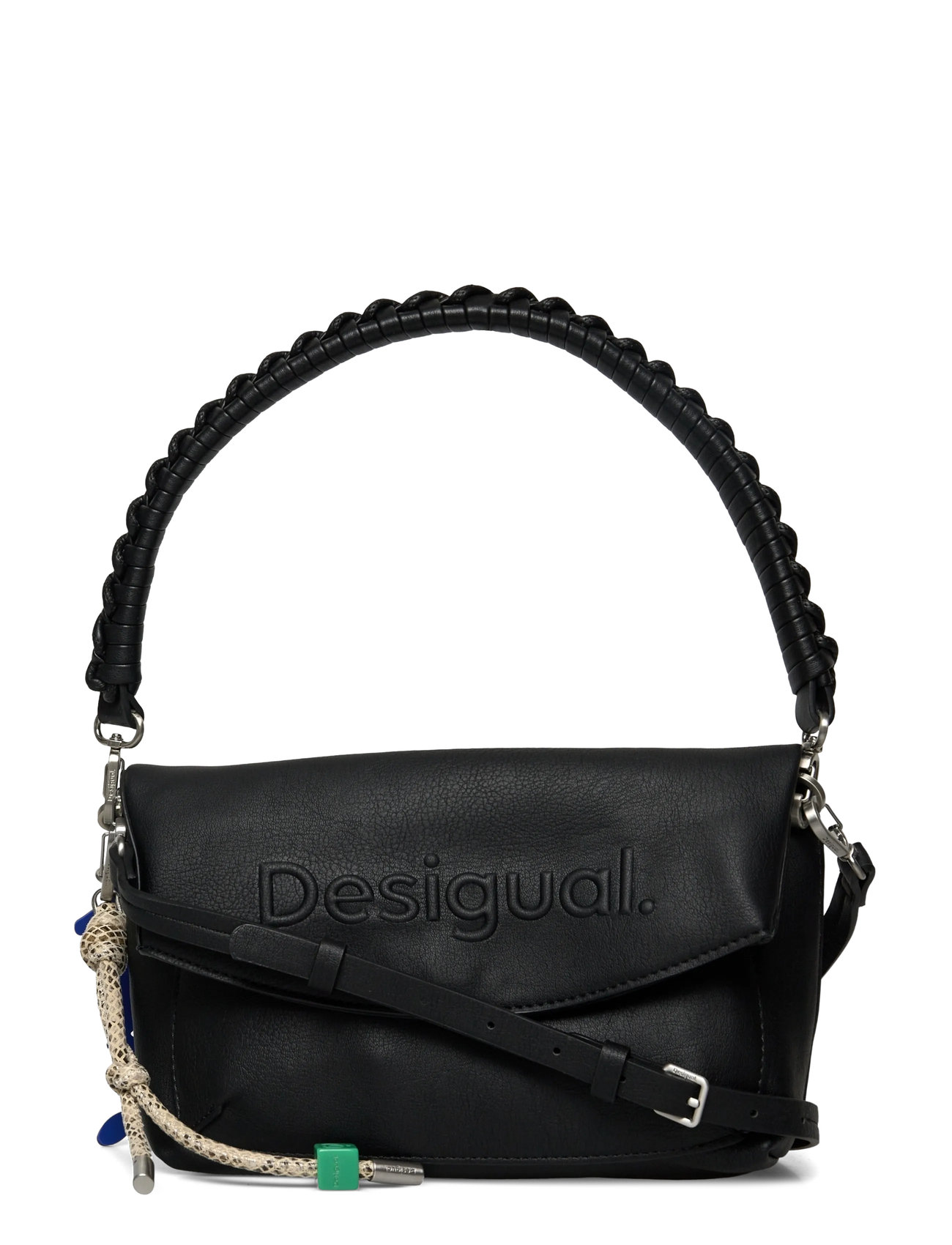 Desigual Half Logo Trokel Bla – shoulder bags – shop at Booztlet