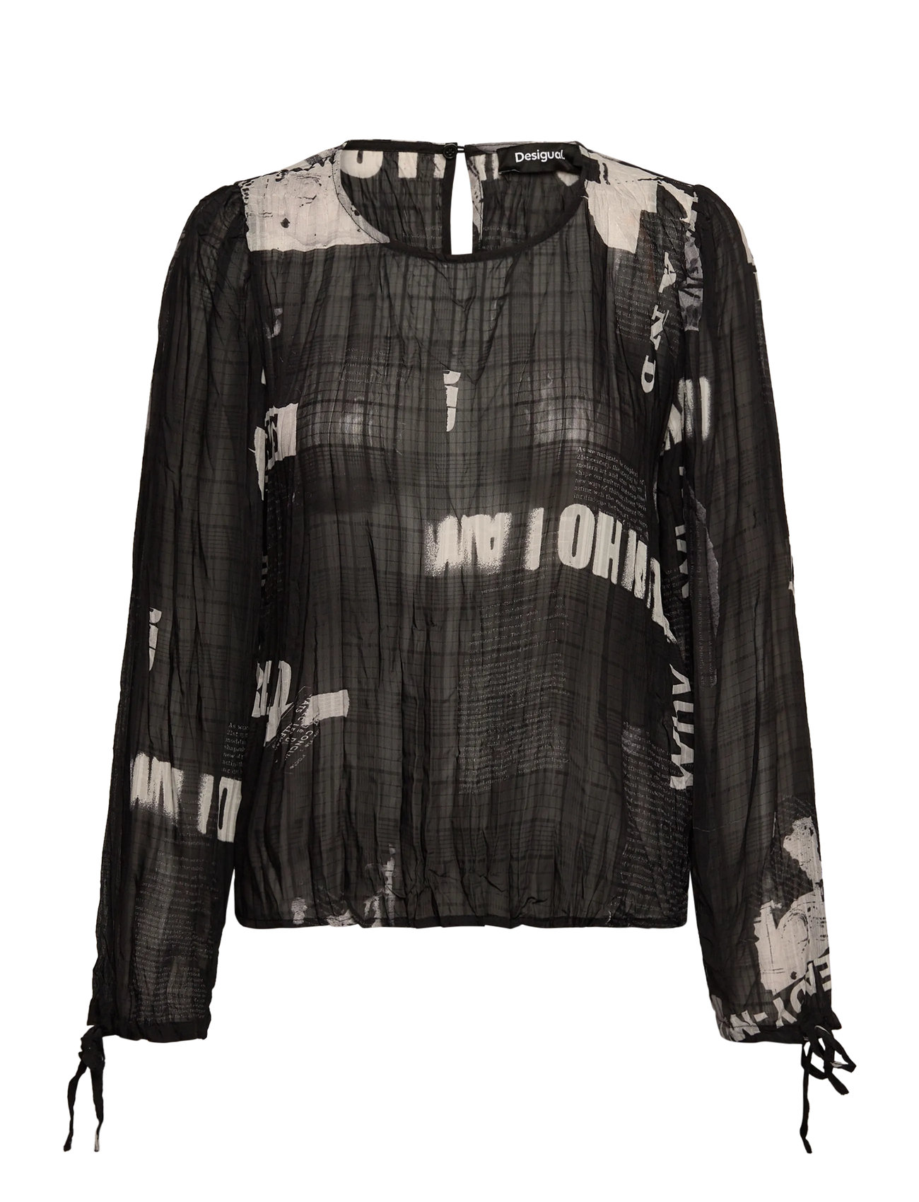 DESIGUAL Breaking News Schwarz - M - Damen