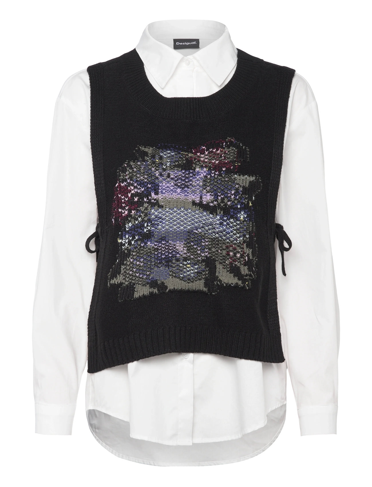 Desigual Chaleco, S, White, Skjorter > Langærmede, Dame