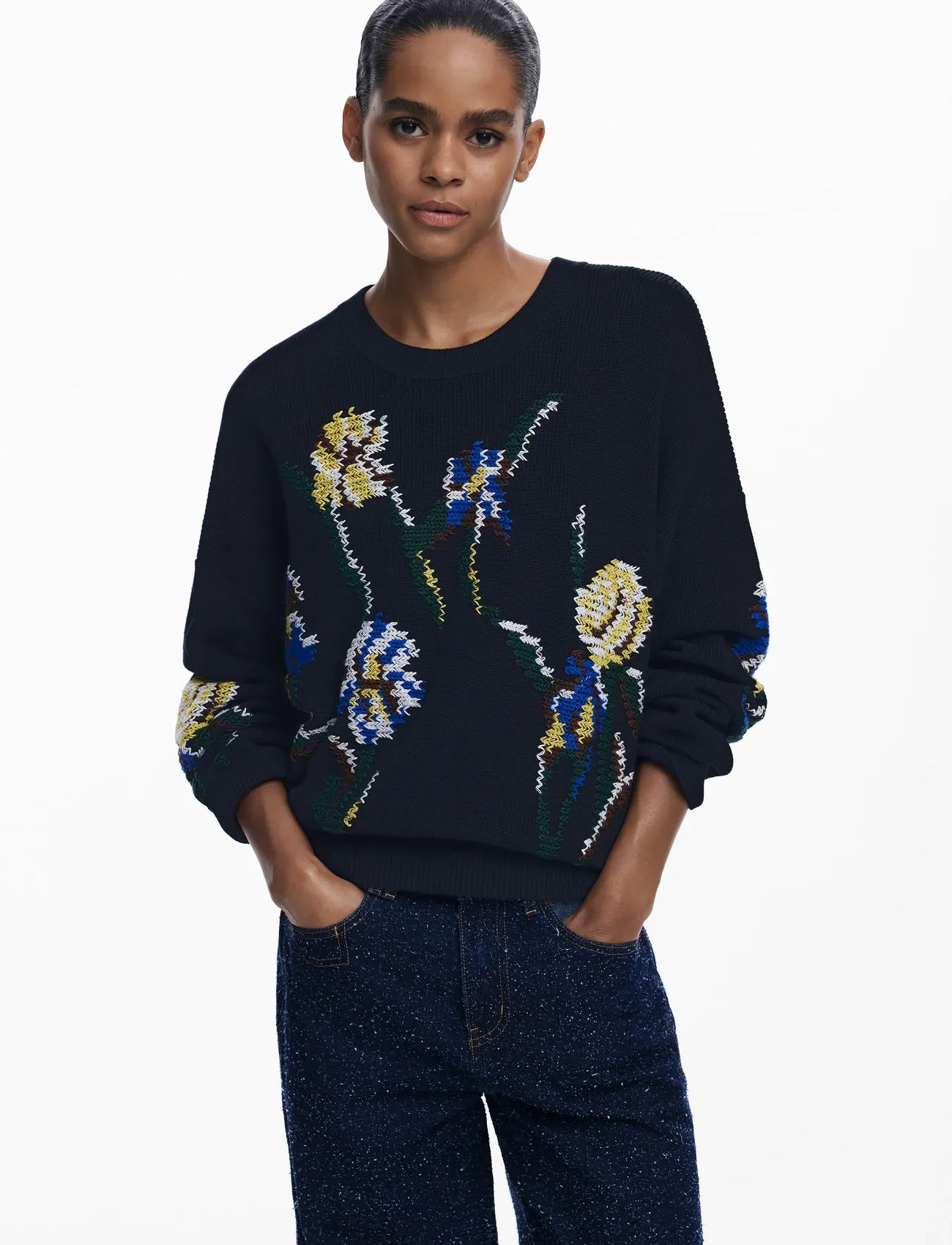 Desigual Cooper, XS, Black, Strik > Trøjer, Dame