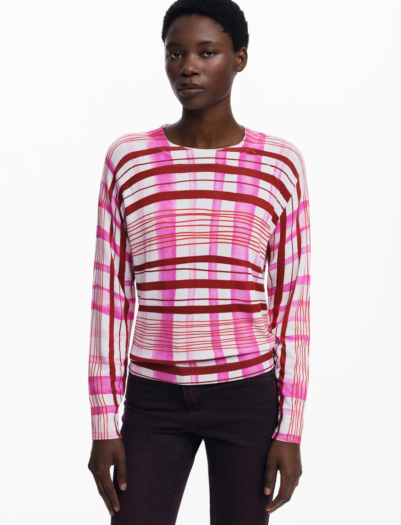 Desigual Noruega, S, Pink, Strik > Trøjer, Dame