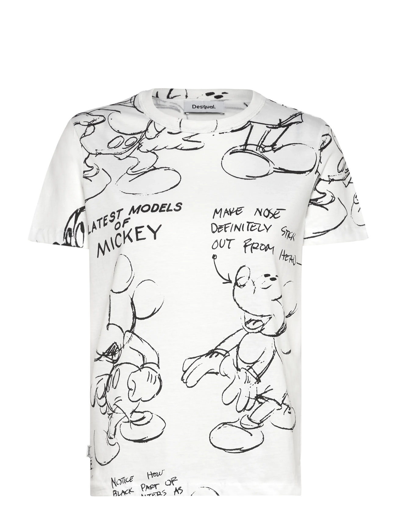 DESIGUAL Mickey Sketch Weiß - M - Damen