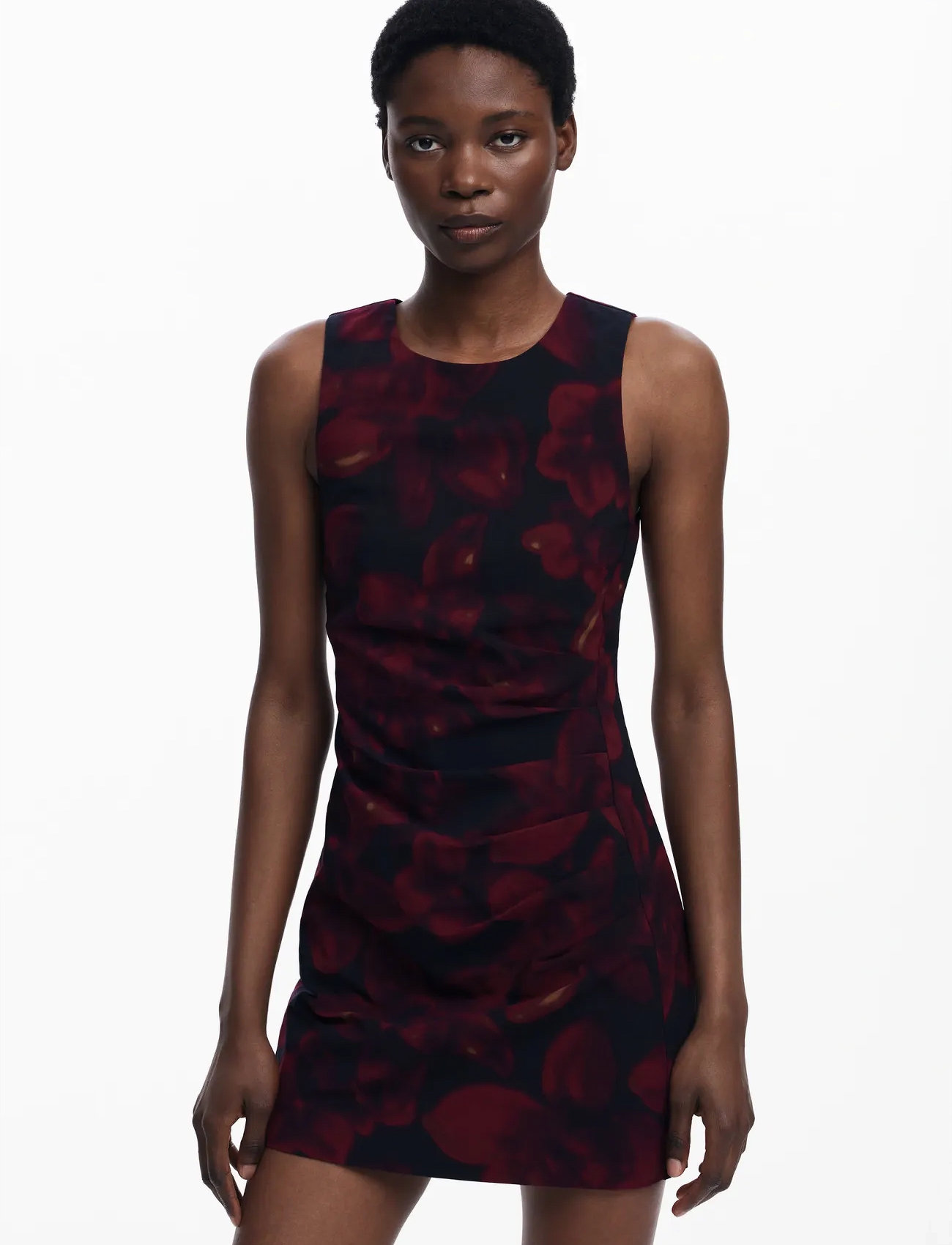 Desigual Petofrunce, XL, Burgundy, Kjoler > Kort Kjole, Dame