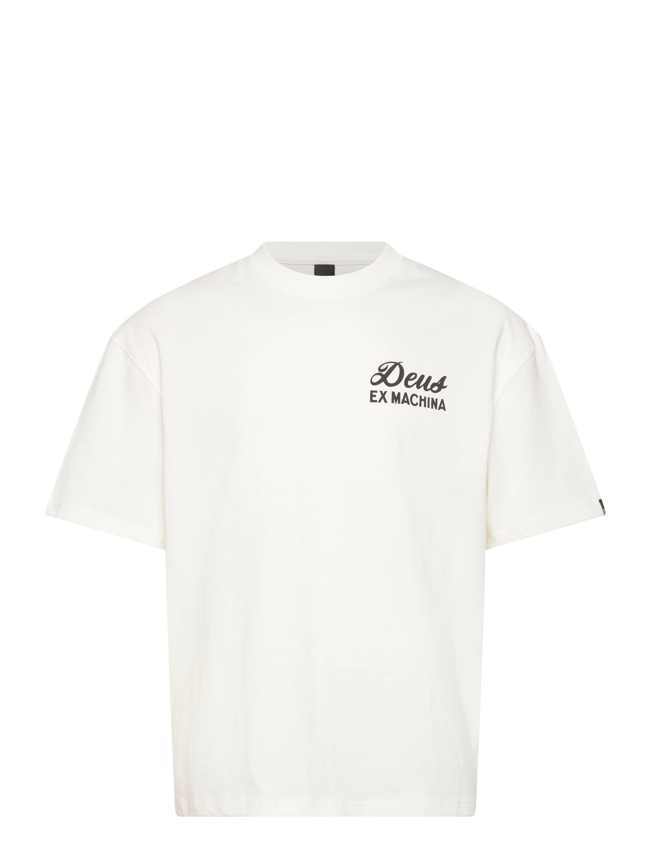 Deus Ex Machina Biarritz Sign Tee, XL, Cream, T-Shirts > Kortærmede, Herre
