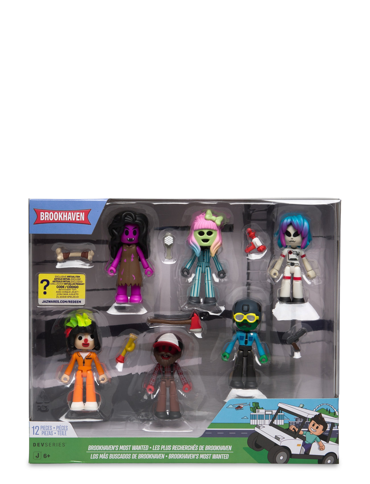 Devseries Multipack Brookhaven's Most Wanted Toys Playsets & Action Figures Play Sets Multi/patterned DEV Series