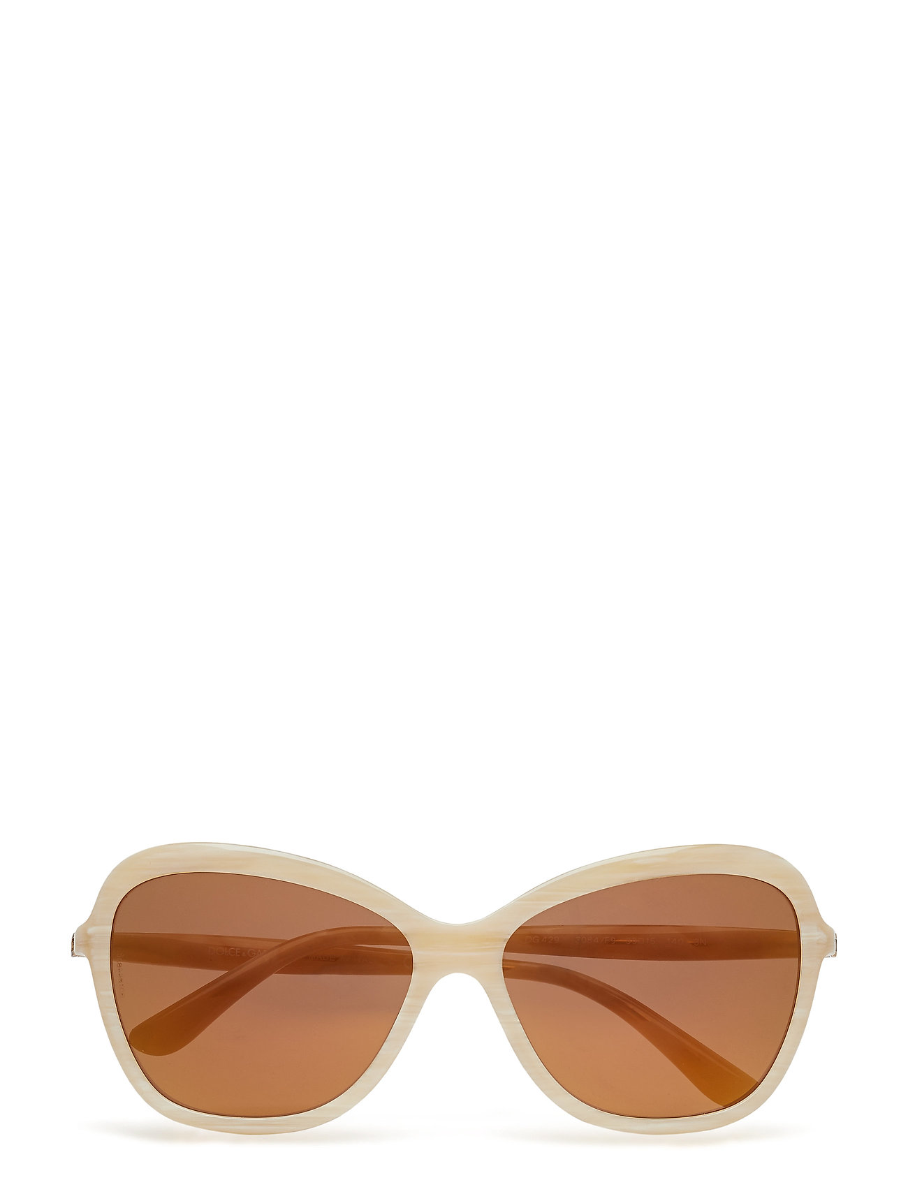 Cat Eye Zonnebril Beige Dolce Gabbana Sunglasses dolce gabbana sunglasses kopen in de aanbieding