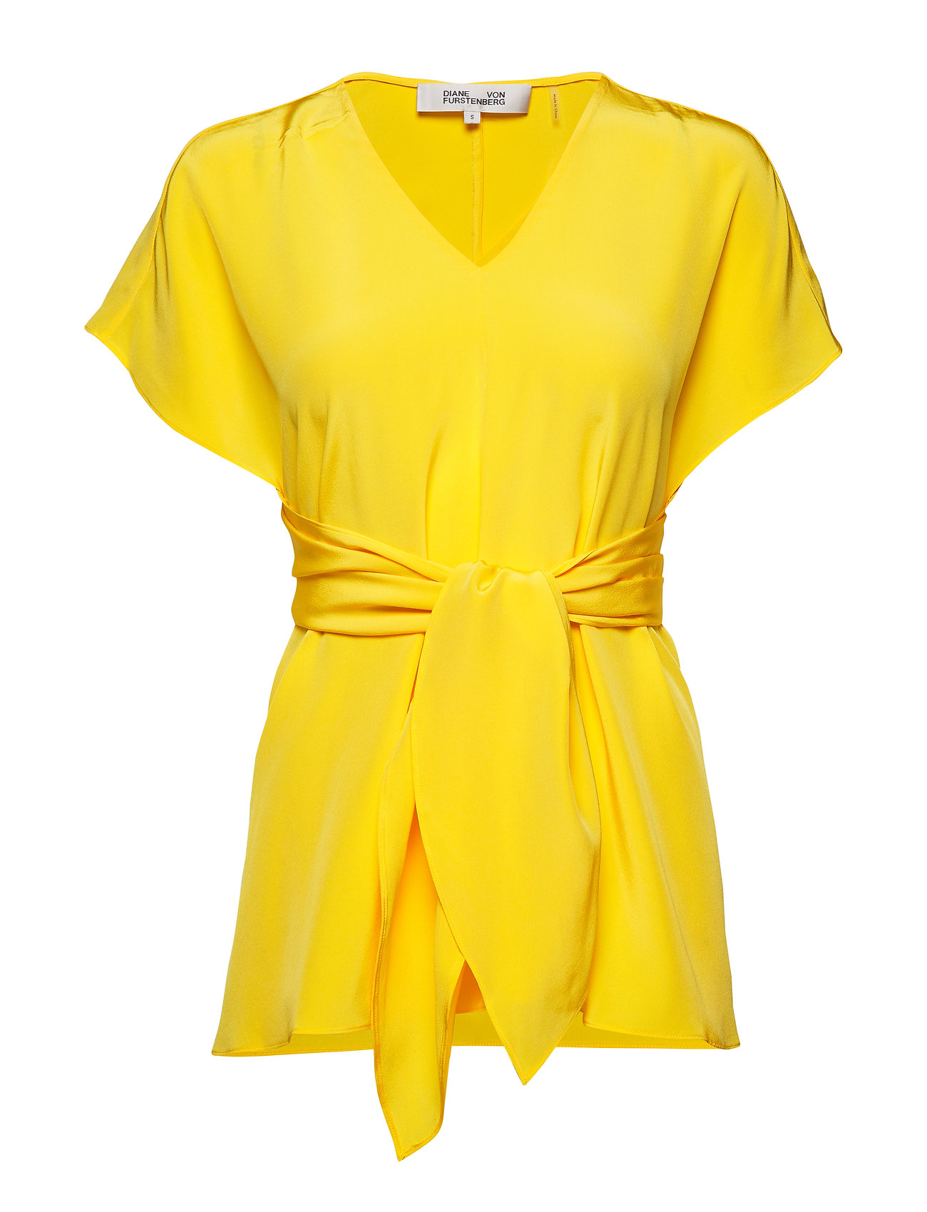 Dvf Lizzie Blouse Korte Mouwen Geel Diane Von Furstenberg diane von furstenberg kopen in de aanbieding Dvf Lizzie Blouse Korte Mouwen Geel Diane Von Furstenberg diane von furstenberg kopen in de aanbieding