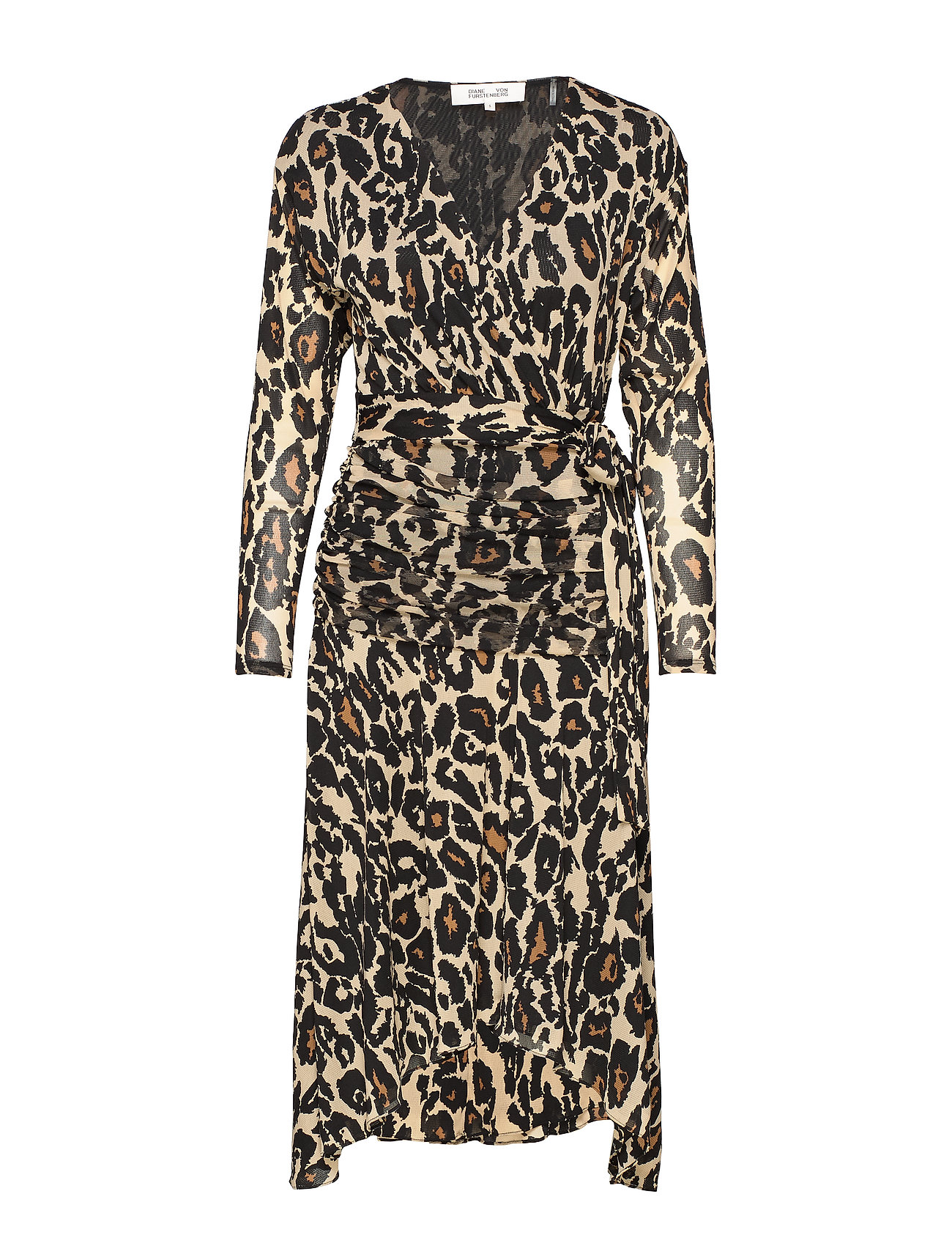diane von furstenberg leopard wrap dress