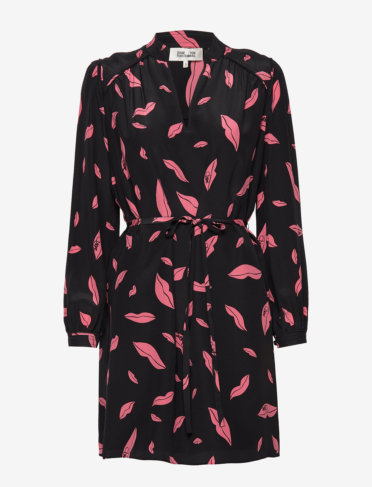 dvf lips dress