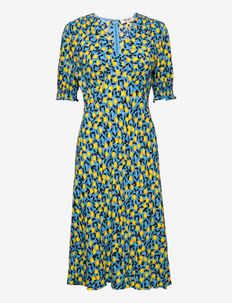 JEMMA - sukienki letnie - nectarine medium sky blue