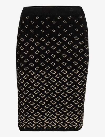 DVF PASCAL SKIRT - korta kjolar - geo chain black